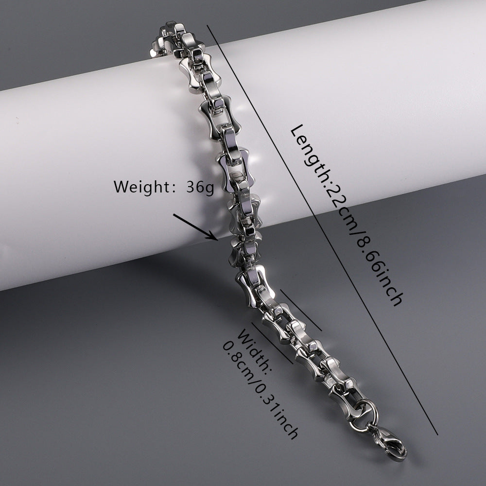 Chakalon Streetwear Cuban Chain Bracelet