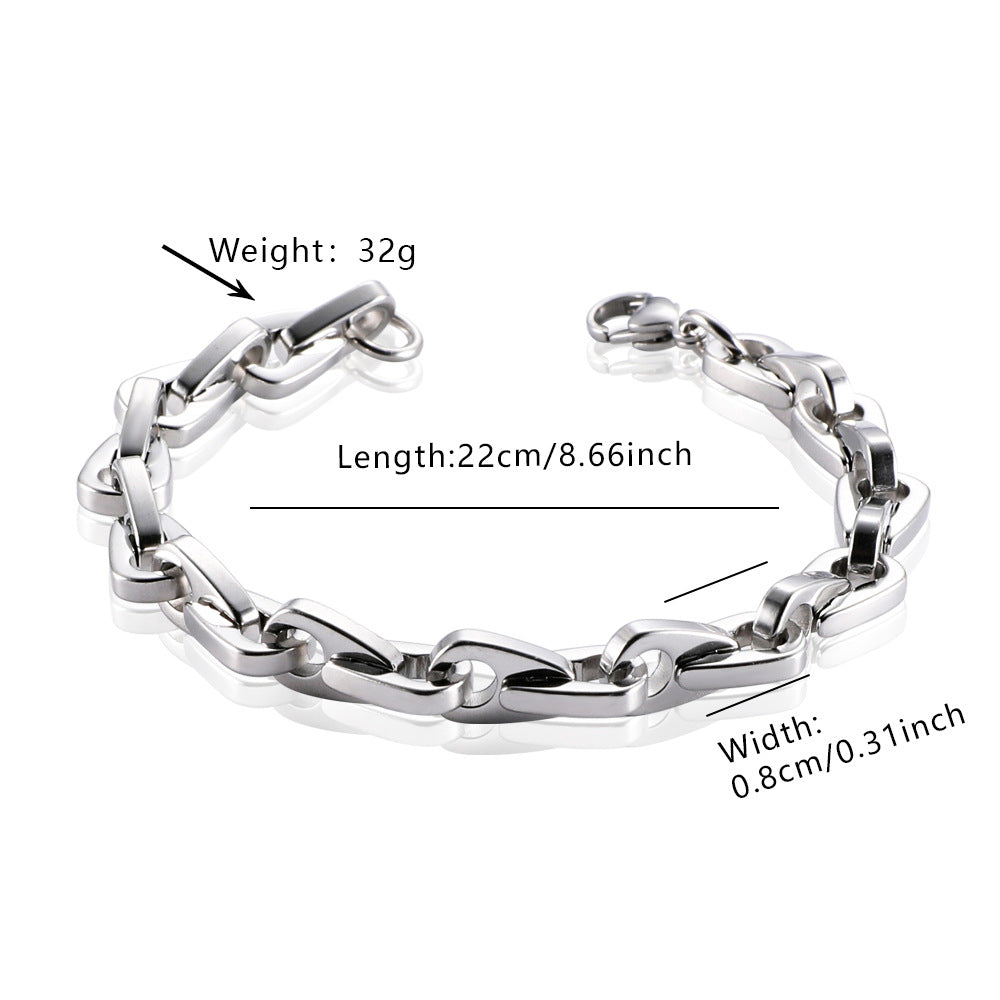 Chakalon Streetwear Cuban Chain Bracelet